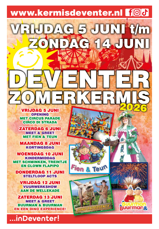 Kermiskrant Deventer Zomerkermis 2026