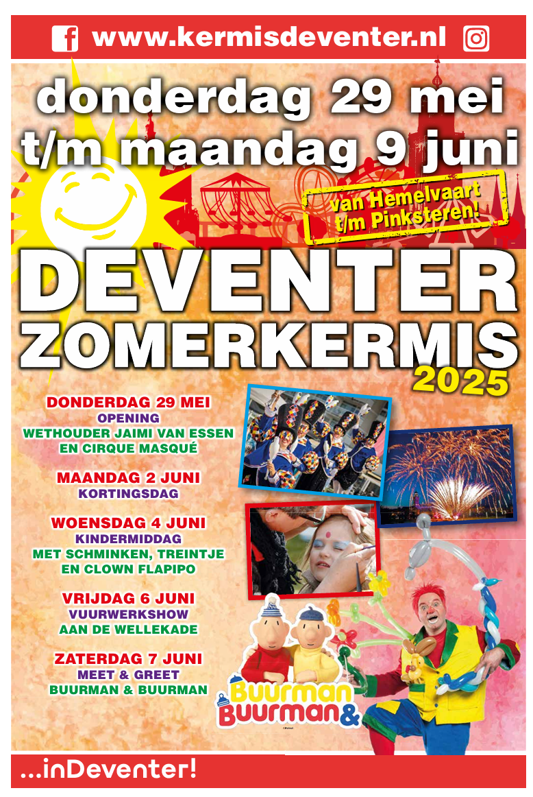 Kermiskrant Deventer Zomerkermis 2025